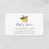 Carte d'insertion de douche d'affichage Little Cut (Devant)