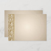 Carte d'insertion de Faire-part de mariage Designe (Devant / Derrière)