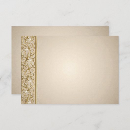 Carte d'insertion de Faire-part de mariage Designe (Devant / Derrière)