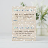 Carte d'insertion de la couche de couches bleu rus (Debout devant)