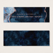 Carte d'insertion de la Fête des mariées d'Agate b (Devant & derrière)