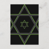 Carte d'insertion de la réception de la barre noir (Dos)