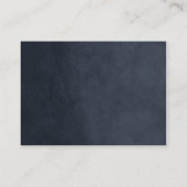 Carte d'insertion de Mariage à chaîne bleue de min (Dos)