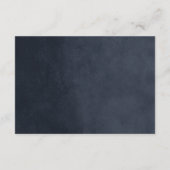 Carte d'insertion de Mariage à chaîne bleue de min (Dos)