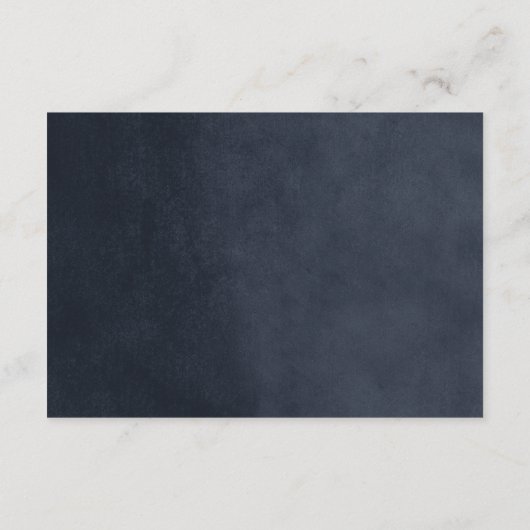 Carte d'insertion de Mariage à chaîne bleue de min (Dos)