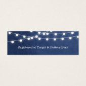 Carte d'insertion de Mariage Marine Blue String Li (Devant)