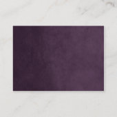 Carte d'insertion de Mariage Plum String Lights (Dos)