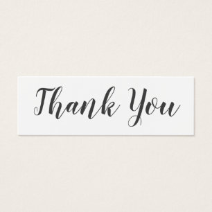 Carte d'insertion de Merci de logo d'entreprise mo