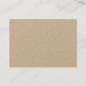 Carte d'insertion de Merci de machine à écrire kra (Dos)