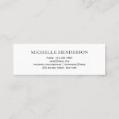 carte d'insertion de nom de remise de diplôme élég (Dos)