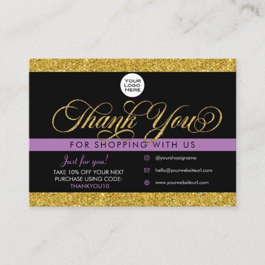 Carte d'insertion de package client parties scinti (Devant)