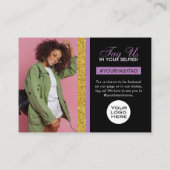 Carte d'insertion de package client parties scinti (Dos)