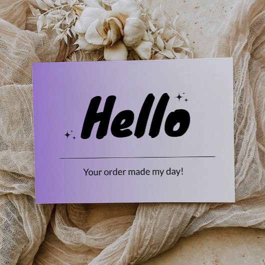 Carte d'insertion de package d'entreprise moderne