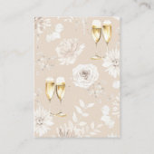 Carte d'insertion de perles (Dos)