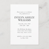 Carte d'insertion de photo pour invitation à une f (Dos)