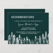 Carte d'insertion de plage de montagne (Devant / Derrière)