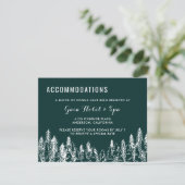 Carte d'insertion de plage de montagne (Debout devant)