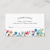 Carte d'insertion de rabat fleur sauvage (Devant)