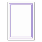Carte d'insertion de réception à coupe double lava (Dos)