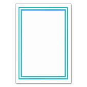 Carte d'insertion de réception à double garniture (Dos)