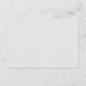 Carte d'insertion de réception à linéation | Noir  (Dos)