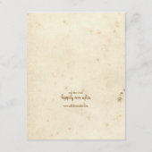 Carte d'insertion de réception du livre de lecture (Dos)