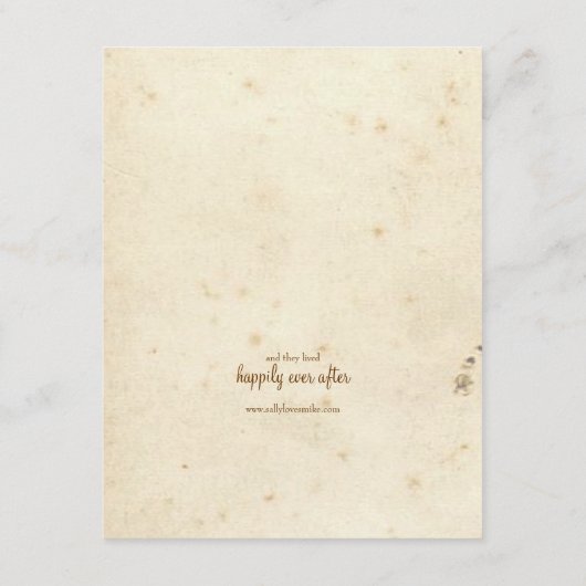 Carte d'insertion de réception du livre de lecture (Dos)