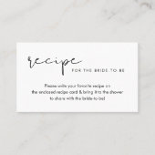 Carte d'insertion de recette STELLA (Devant)