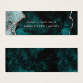 Carte d'insertion de registre de Fête des mariées  (Devant & derrière)