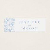 Carte d'insertion de registre mariage QR en porcel (Devant)