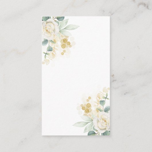 Carte d'insertion de rouleaux dorés à couches vert (Dos)