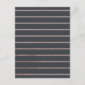 Carte d'insertion de script or Rose simple et mode (Dos)