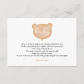 Carte d'insertion d'écran de douche à oreille (Devant)