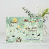 Carte d'insertion des aventures de camp à toujours (Debout devant)