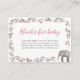 Carte d'insertion d'invitation de baby shower de