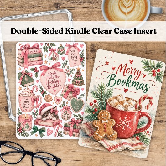Carte d'insertion double face pour Kindle Fantaisi