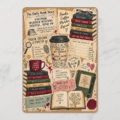 Carte d'insertion double face pour Kindle pour amo (Dos)