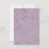 Carte d'insertion Dreamy Foliing Réception (Dos)