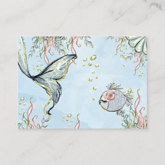 Carte d'insertion du chapeau de sirène (Dos)