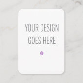 Carte d'insertion du détenteur de badge 2.5x3.5 do (Devant)