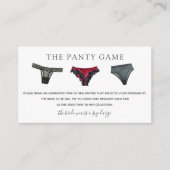 Carte d'insertion du jeu de la culotte (Devant)