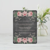 CARTE D'INSERTION DU MARIAGE DU CLASSEUR FLORAL vi (Debout devant)