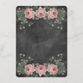 CARTE D'INSERTION DU MARIAGE DU CLASSEUR FLORAL vi (Dos)