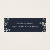 Carte d'insertion du registre de la nuptiale de l' (Devant)