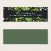 Carte d'insertion du registre de la nuptiale du ja (Devant & derrière)