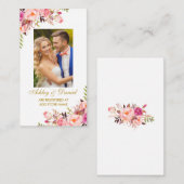 Carte d'insertion du registre de photos florales r (Devant / Derrière)