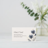 Carte d'insertion du registre des fleurs grises do (Debout devant)