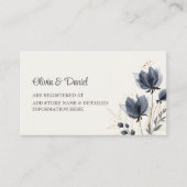 Carte d'insertion du registre des fleurs grises do (Devant)