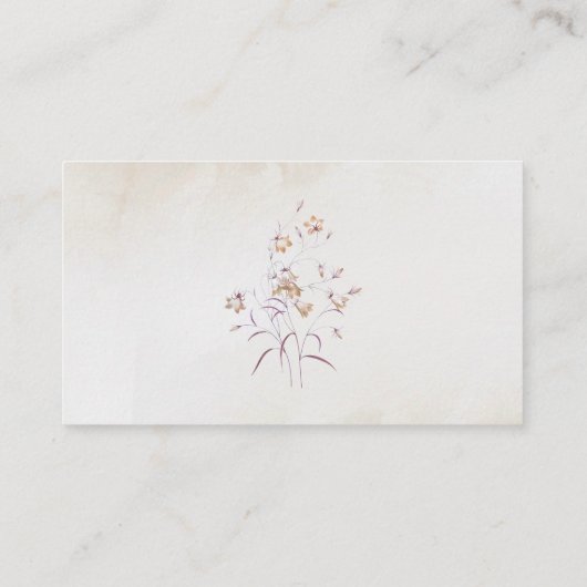 Carte d'insertion du registre des Mariages Fleur s (Dos)