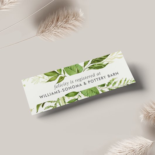 Carte d'insertion du registre des naissances de pr